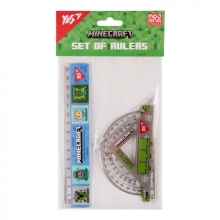 Линейка 15 см Minecraft Slug, YES (63906)
