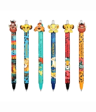 Automatic write-erase pen 0.5 blue LION KING display 36 pcs., Malevaro (78287)