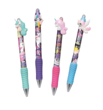 Automatic write-erase pen 0.7 blue Rainbow display 36 pcs., Malevaro (80457)
