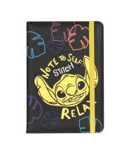 Notebook with elastic A5 80 sheets, STITCH 2 line, CoolPack (91682)