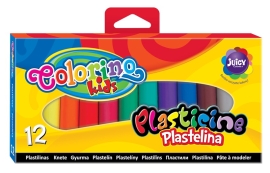 Plasticine 12 colors -6-, Colorino (13291)