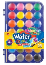 Краски акварельные большие таблетки 28 цветов, Colorino (67317)