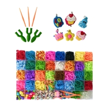 Великий набір резинок для плетіння, 32види з аксесуарами, Qunxing Toys (03072)