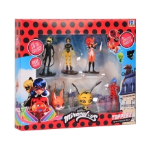 Lady Bug Deluxe topper set, 8 pcs, assorted A, PMI Kids World (82558)
