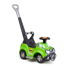 Stroller with parent handle and bumper, green, Molto (13239)