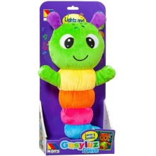 Soft interactive toy-night light Gusy Luz Friends Wormy, Molto (23530)