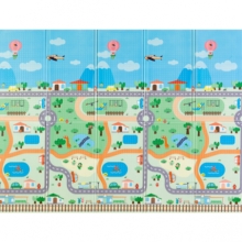Kids double-sided play rug Gusyluz XXL 150x200 cm, Molto (25510)