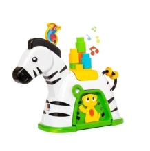 Interactive toy Zebra (with blocks and sound effects),Molto (26525)