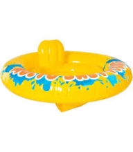 Дитячий надувний круг-плот для плавання навчальний Baby Float, жовтий, Molto (26769)
