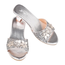 Mariona heeled sandals, silver metallic, size 27/28, Souza (105004)