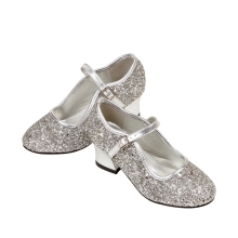 Margeurita shoes, silver sequins, size 34, Souza (108334)