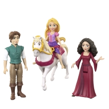 Набор миникулек Disney Princess Рапунцель и друзья по мотивам м/ф Рапунцель: Запутанная история, Mattel (31338)