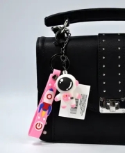 Брелок-подвеска Космонавт, розовый, Usupso (59867)