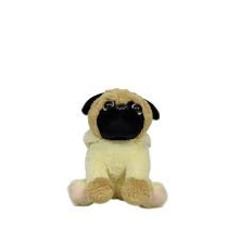 Іграшка мяка Песик в коричневому костюмчику 20см, Usupso (02542)