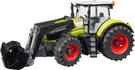Toy car. Claas Axion 950 tractor with front loader, Bruder (30131)