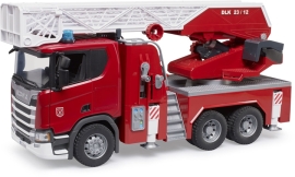 Toy car. Fire truck Scania Super 560R, Bruder (35914)