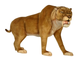 Мягкая игрушка Саблезубый тигр длина 170см, Hansa (48873)