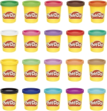 Набор массы для лепки, 20 баночек, Hasbro (34051)