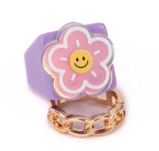 Entertainment Set of rings Flowers, 2pcs, Great Pretenders (20059)