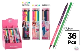 Набір кольорових олівців 6шт в асортименті, Madrid Papel (02606)