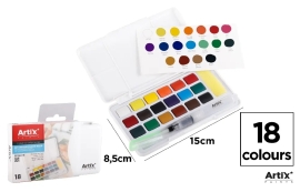 Набор 18 цветов акварельных красок, Madrid Papel (14531)