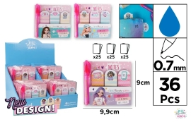 Стікери тематичні з міні-ручкою, Madrid Papel (33761)