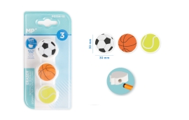 Набір декоративний фігурки для дітей 3шт, Madrid Papel (90783)