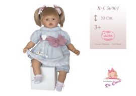 Кукла со светлыми волосами, 50см, Munecas De Cuna (42505)
