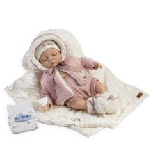 Кукла в розовой одежде, 45см, Munecas De Cuna (43229)