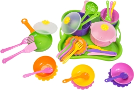 Набор посуды столовой Ромашка 43 эл., Tigres (91493)