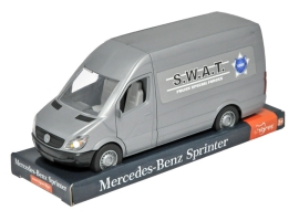 Автомобиль Mercedes-Benz Sprinter грузовой (серый) на планшетке, Tigres (97037)
