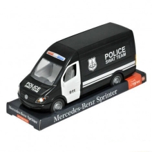 Mercedes-Benz Sprinter truck (black) on a tablet, Tigres (97211)