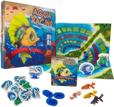 Настольная игра 30416 (укр) Aqua racing, в кор-ке 33-32-4,5см, Стратег (62043)