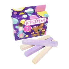 School chalk Square - 12 pieces Strateg multicolored (50114),Strateg (39451)