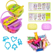 Набор для творчества Мистер тесто 15 штук в корзине Strateg на украинском языке (41006),Стратег (61667)