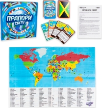 Настольная игра Флаги мира Strateg на украинском языке (30445),Стратег (64224)
