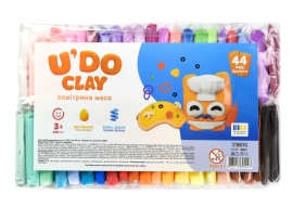 Набор для творчества UDO Clay 44 шт, брикет 6 г (укр) 3 0901, Стратег (90247)