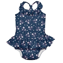 Kids swimsuit-Navy Posies-3g (712159-6305-47),iPlay (50895)