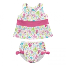Swimming set (shirt and panties)-White Sea Pals-4g (713071-0300-48),iPlay (52837)