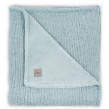 Одеяло 75x100см Confetti вязка зеленая, флис, Jollein (34137)