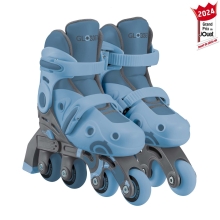 Роликовые коньки Роликовые коньки GLOBBER 2в1 серо-синие р.26-29, до 20кг, 3+ (780-200)
