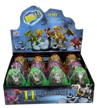 Игрушка-сюрприз в шаре Супер дракон зеленый Dino Toys (56535)