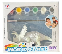 Набор для творчества Трицерапторс Раскрась динозавра набор 2 Dino Toys (56832)