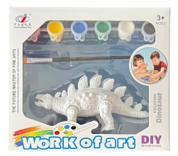 Набор для творчества Стегозавр Раскрась динозавра набор 5  Dino Toys (56863)