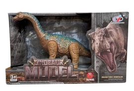 Фигурка Брахиозавр, движущаяся коричнево-синий 26х10х15см, Dino Toys (57303)
