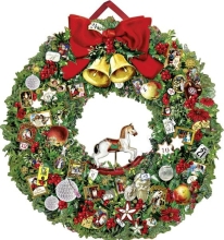 Festive Christmas wreath, Spiegelburg (13410)