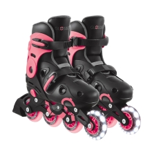 Роликовые коньки GLOBBER серии GO SKATES LIGHTS коралловые р.34-37, до 60кг, 5+ (412663)