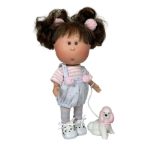 Куклы Кукла маленькая Миа с темными волосами, 23см, Nines d`Onil (31619)