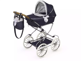 Коляска кукольная с сумкой Vintage, DeCuevas (80044)