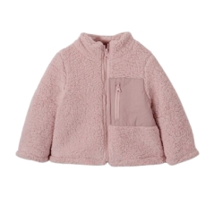 Флисовая куртка для девочки, размер 80-110 см, Verscon (5989)
